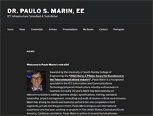 Tablet Screenshot of paulomarin.com